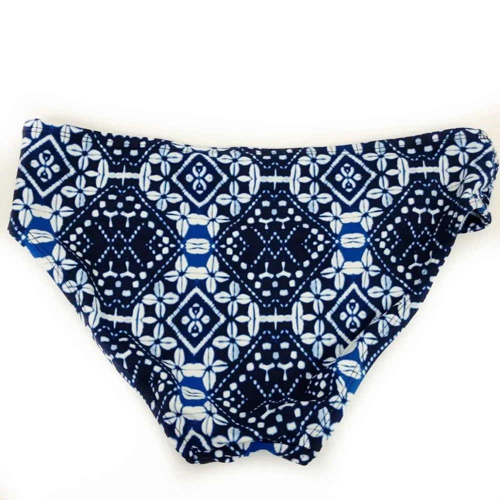 Tommy Bahama Cowrie High-Waist Shirred Side Tab Bikini Bottoms - Picture 7 of 10